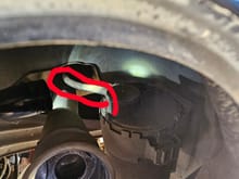 See this first hose that i circled in red where dose it connect to other than the vapor canister?