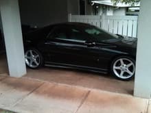 My car with the C6 rims on it....