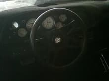 grant steering wheel, equus gauges