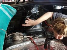sub and amp wiring install