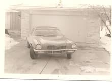 My first car...long ago! 71' camaro...taken 1984 Milwaukee Wisconsin. Started the love affair with Chevrolet.