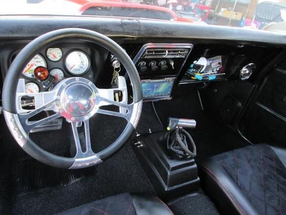 Paddle shifter and push-button shifter.
