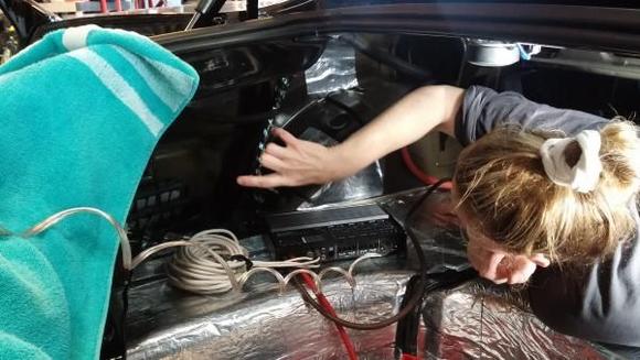 sub and amp wiring install