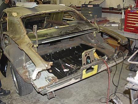 cutting the trunk apart