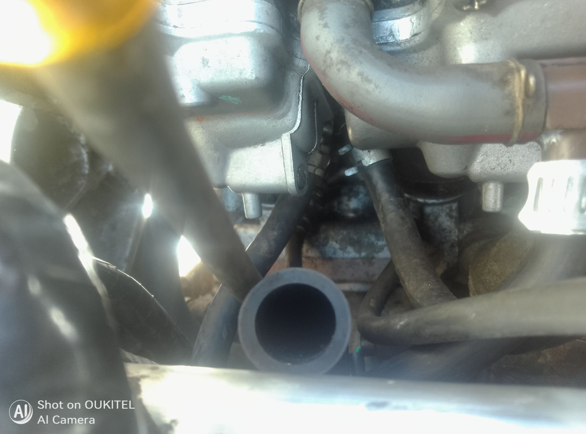 To my understanding the two connections from the fuel pump smaller one have connected to the carb fuel rail Brown T- connection the bigger pipe is to connect to big nipple on tank behind skinny brown plastic pipe.  shown in pics near top someone else had my bike trying to sort as not started since trailered home Feb 
