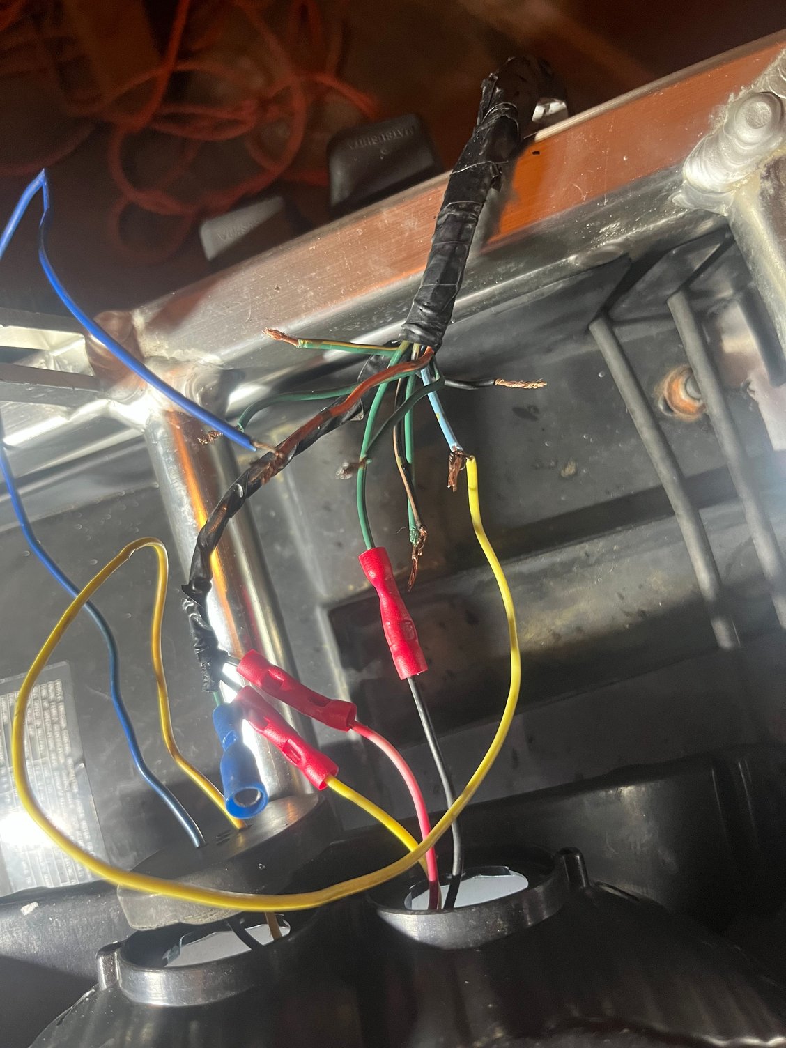integrated tail wiring was a mess