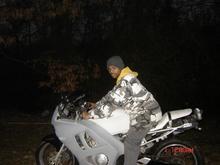 me testing out the seat lol.