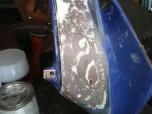 glassed over the old turn signals holes