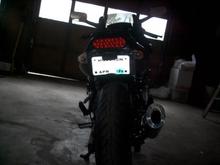 Rear tail of bike