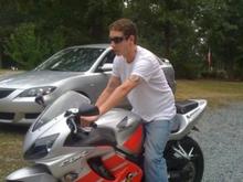 getting ready to ride
