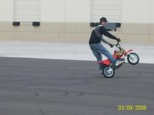 stuntin the 50... ha
