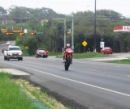 wheelie in front of apt