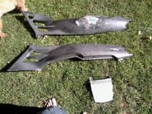 new tail covers i got now just need to paint then paint entire bike