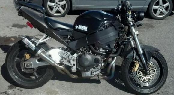 Who would have known that this bike was chained up in the ghetto with flat tires, rusty tank, wouldn't run, wires dangling etc. I have been and still am in a repair progress, but it has come a long way.