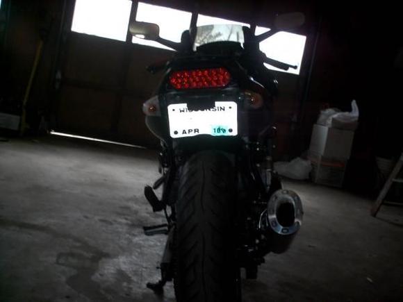 Rear tail of bike