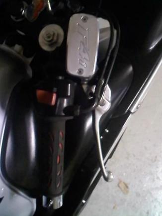 CBR bar ends and F4i brake cap