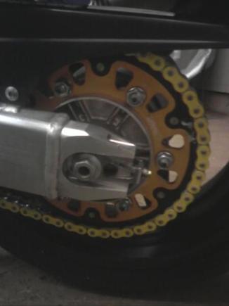 EK 520 MVXZ Quadra-X Ring Chain And  2 Supersprox rear sprocket