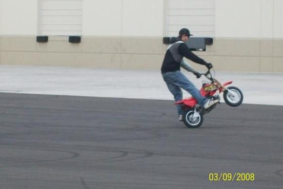 stuntin the 50... ha