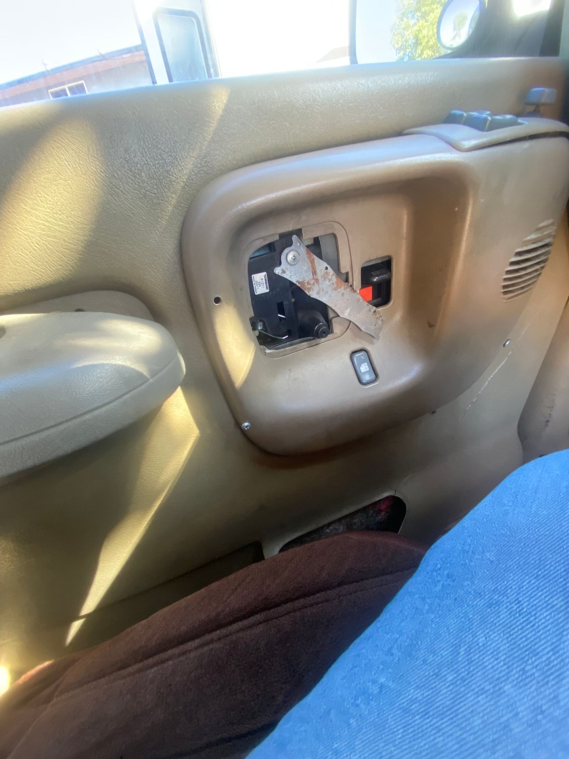 My driver side door panel is barely hanging on