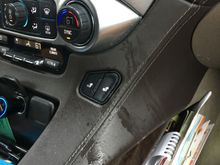 Center counsel gets wet from GPS antenna leak 2016 Tahoe