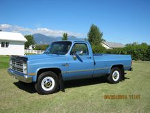 Driver side of Big Blue