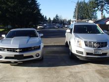 My RS and wifey's 2012 SRX