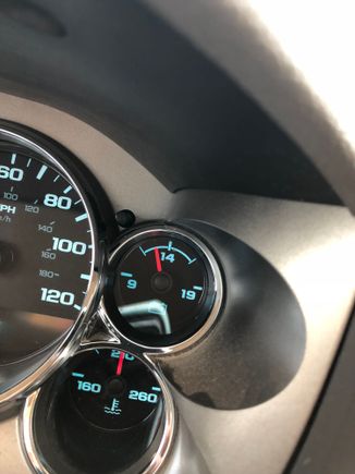 My battery gage is still reading like this and this is the 4th alternator I have put on my 2012 1500 Silverado with the 5.3. First 3 were from Napa auto parts and the last one came from the GM dealer and is acdelco brand. I don’t know what to do. 