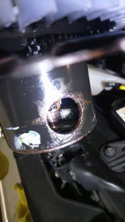 I sprayed it thoroughly with JB80 through the drip hole.
