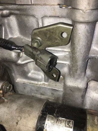 Plug above starter