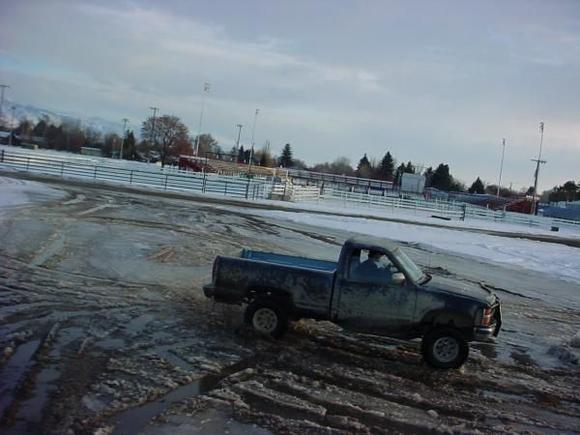 we gotta have fun in a small town. fair ground preston, idaho.