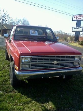 my big red truck