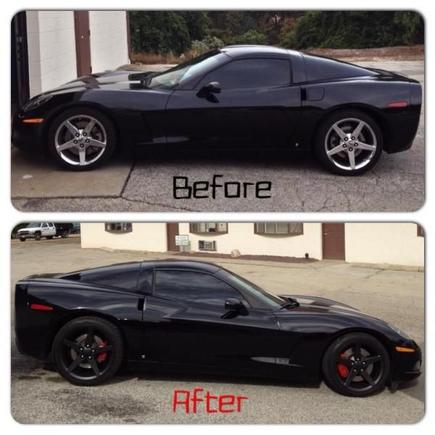 Rim/caliper Dip on this Vette