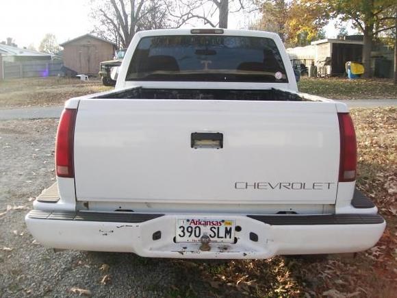 rear of course