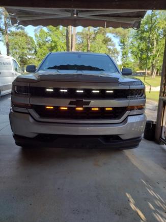 White/Amber LED's on remote