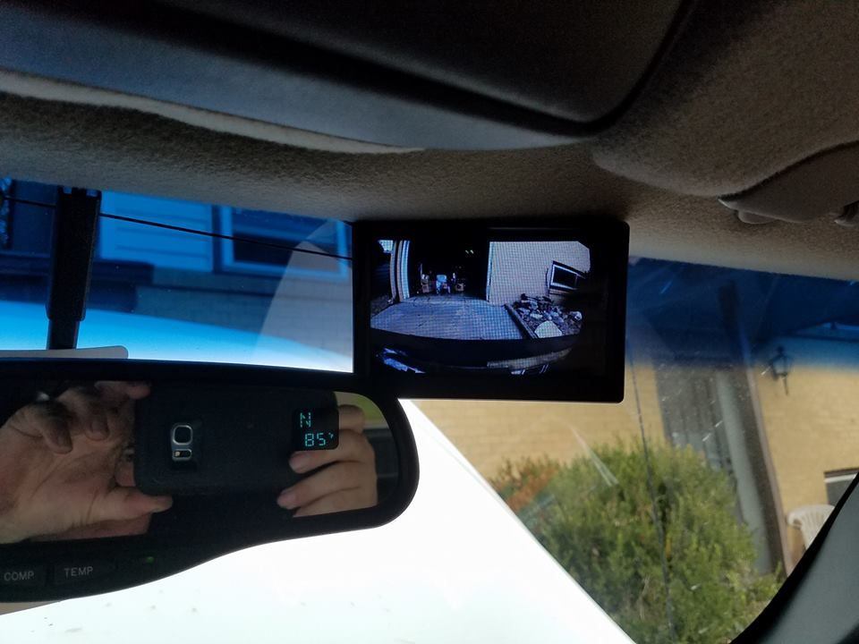 Installed front and rear cameras on 2000 silverado Chevrolet Forum