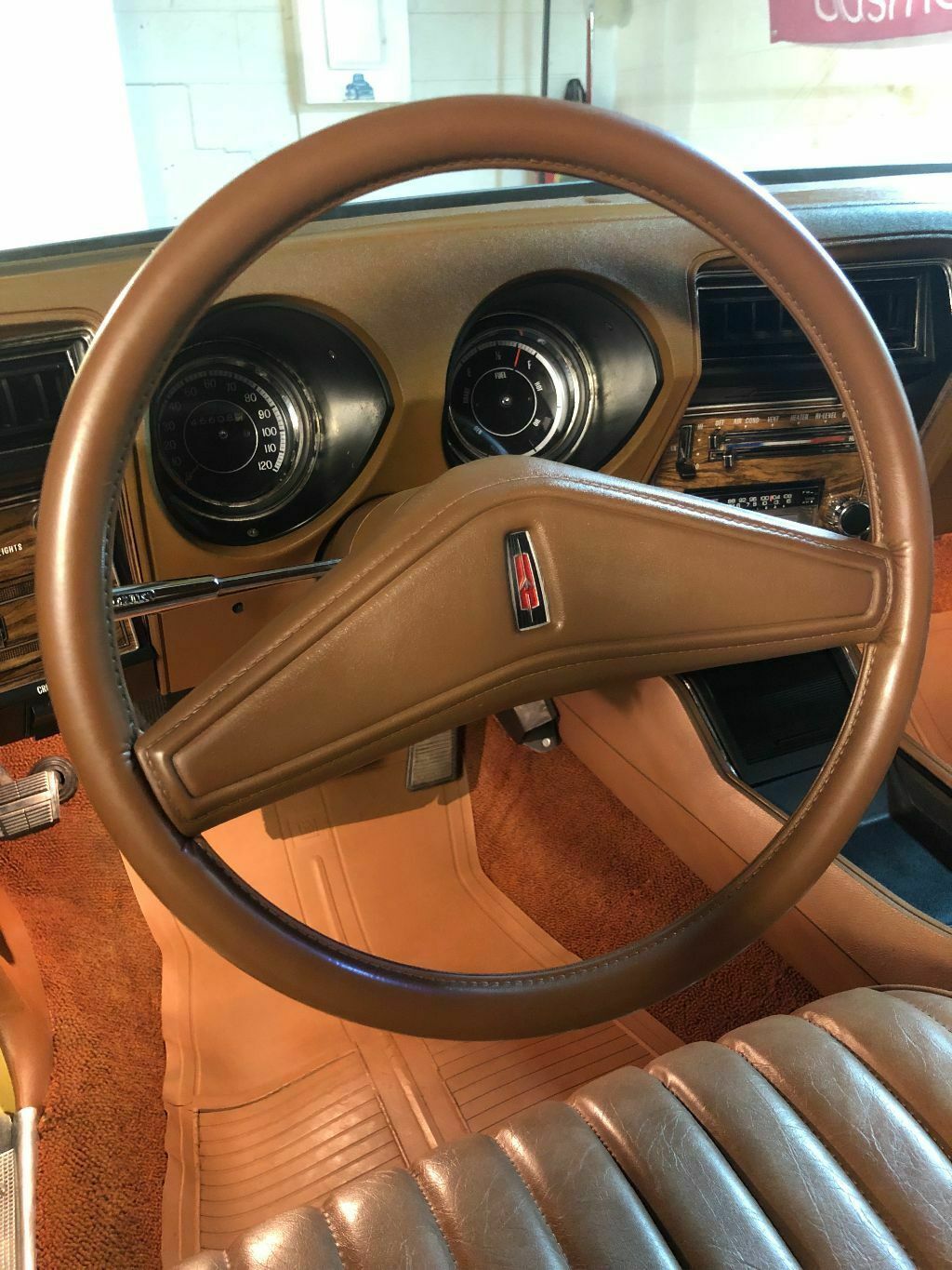 "Oldsmobile Cutlass Saddle - Tan Complete Steering Wheel" - FOR SALE