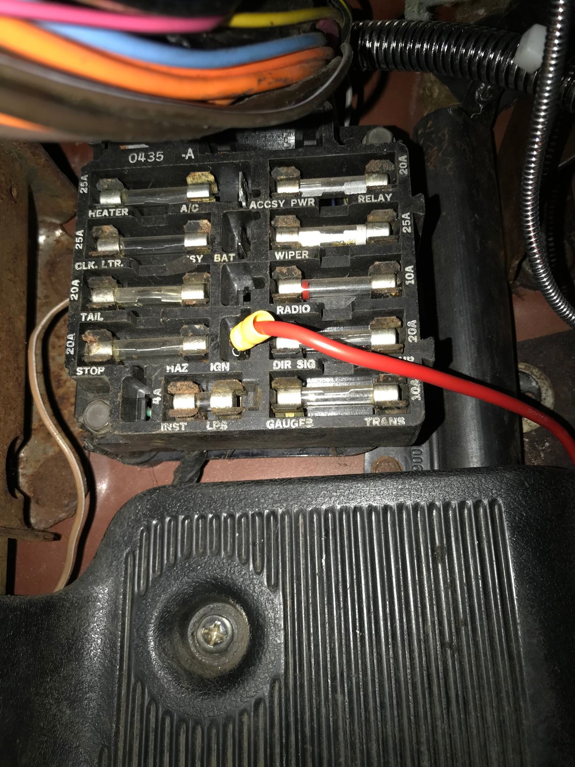 1968 el camino fuse box