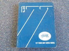 '77 Fisher Body Manual ($20)