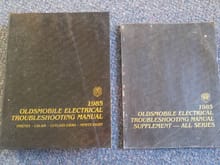 '85 Oldsmobile Electrical Troubleshooting Manuals ($20 each or $30 for the pair, $50 for all 4 1985 books)