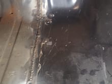 starting the tack welds