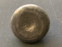 The "bottom" of the half sphere