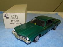 1973 Oldsmobile Cutlass Promo Model Car