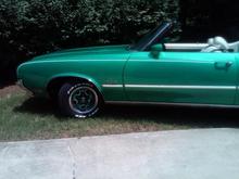 1972 Cutlass Convertible Radiant Green