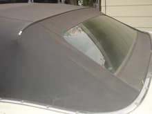 Rear top (window)