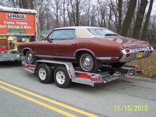 1971 Cutlass going to my garage