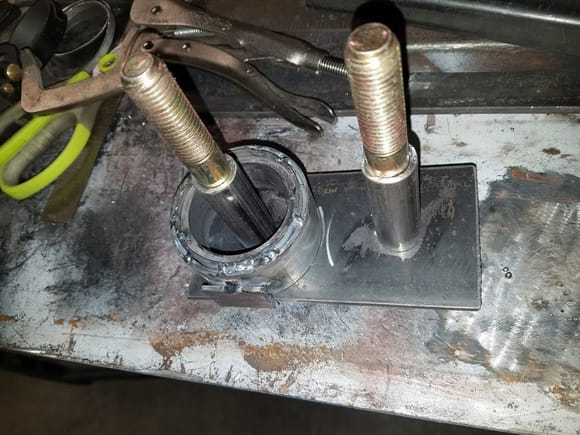 Made a metal mold to build these bushings for the transmission.