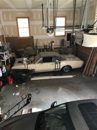 My barn find.  1967 Cutlass Supreme convertible.