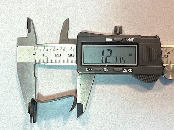 This is the original, stock clip removed from my '72 A-Body convertible.