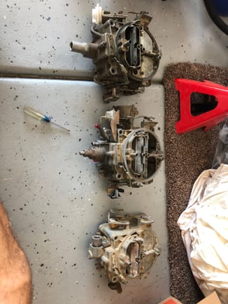 All three different chokes but can I take the 67 top and put it on the 70 because the secondary plate screws are stripped on the 70?