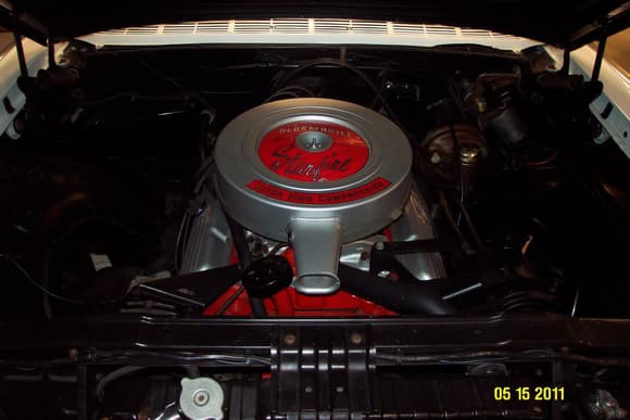 Shot of engine before I installed the factory PCV system (that an owner had removed)